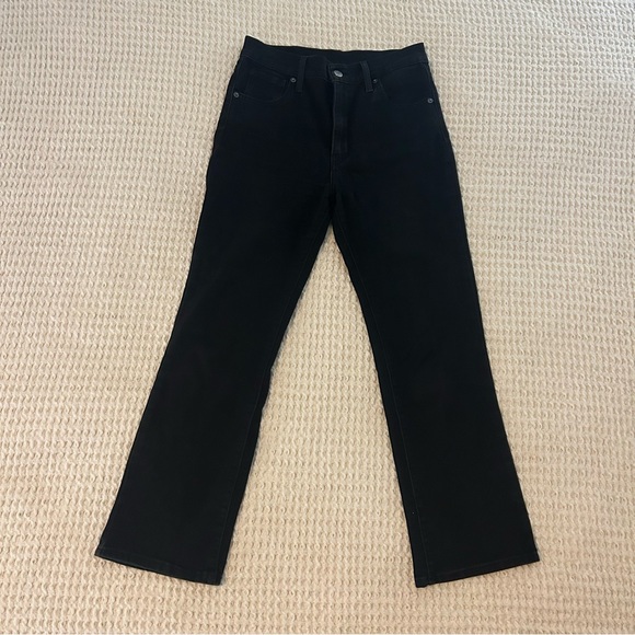 Levi's Jeans Levis Kick Flare Crop Black Jeans Poshmark